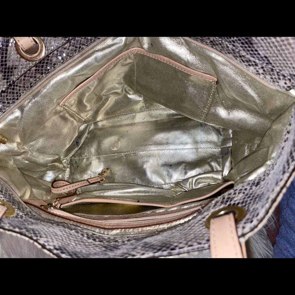 Michael Kors Snake Print Shoulder Bag - Picture 6 of 6